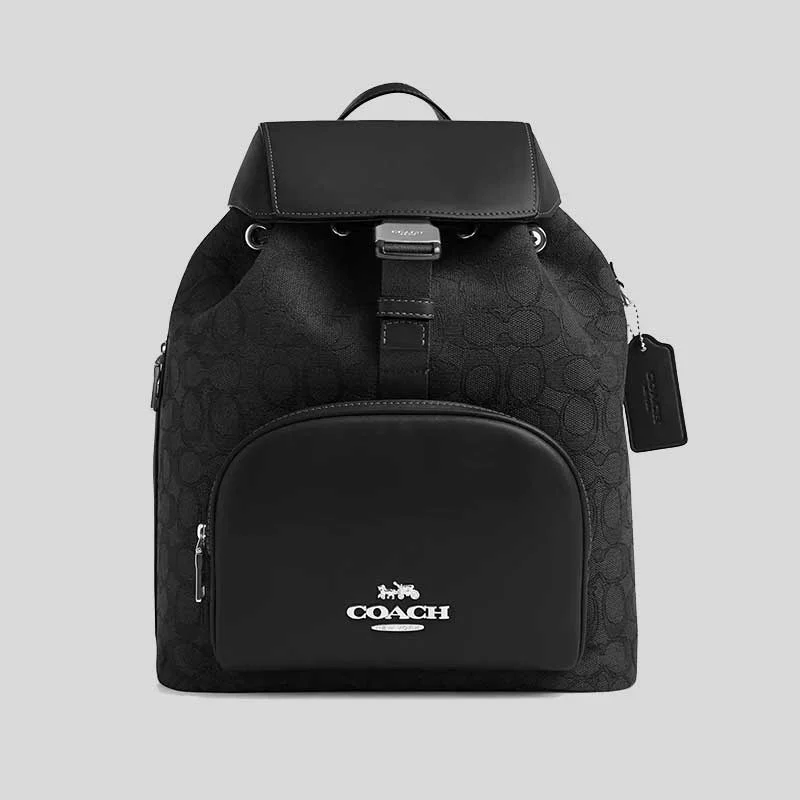 COACH Pace Large Backpack In Signature Jacquard Black RS-CT812