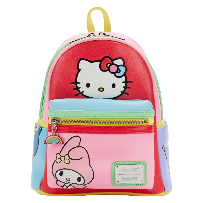 Hello Kitty and Friends x Loungefly Color-Block Mini Backpack