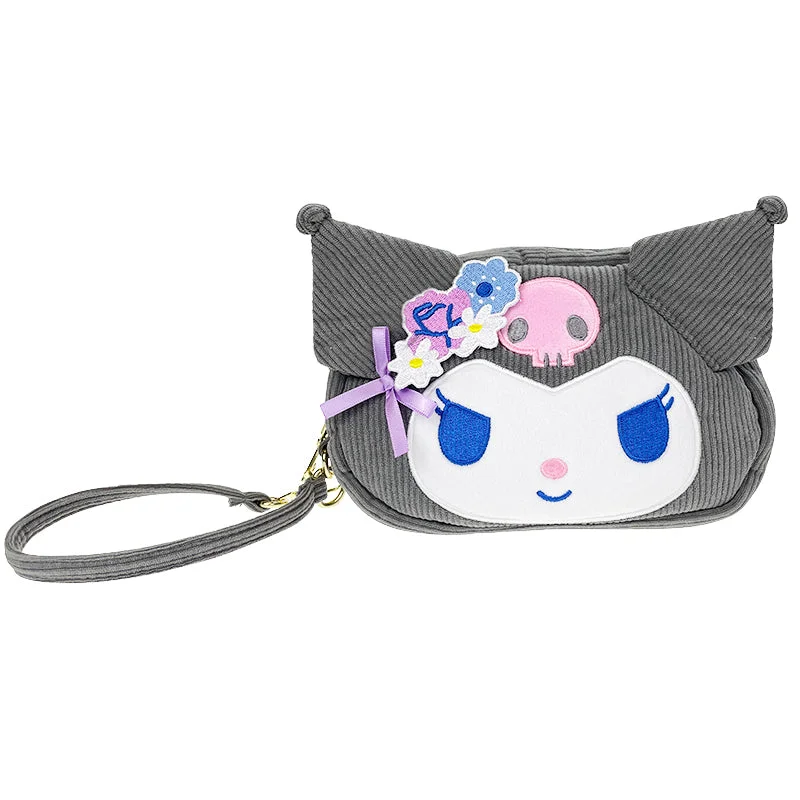 Kuromi 2-Way Wristlet (Charming Florals Series)