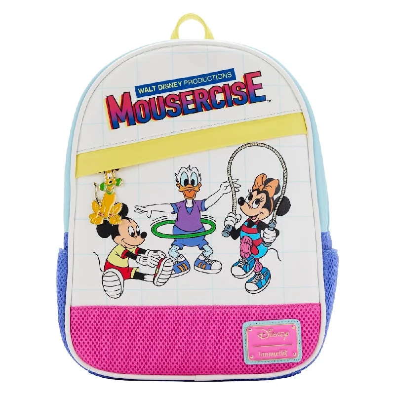 LOUNGEFLY DISNEY MOUSERCISE MINI BACKPACK