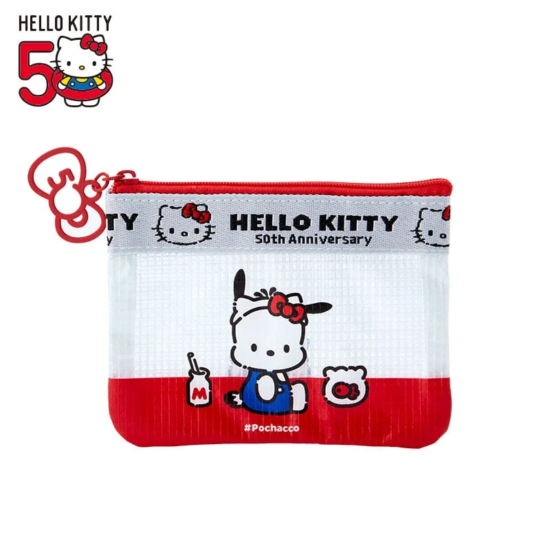 Pochacco Mini Flat Pouch (Hello, Everyone! Series)