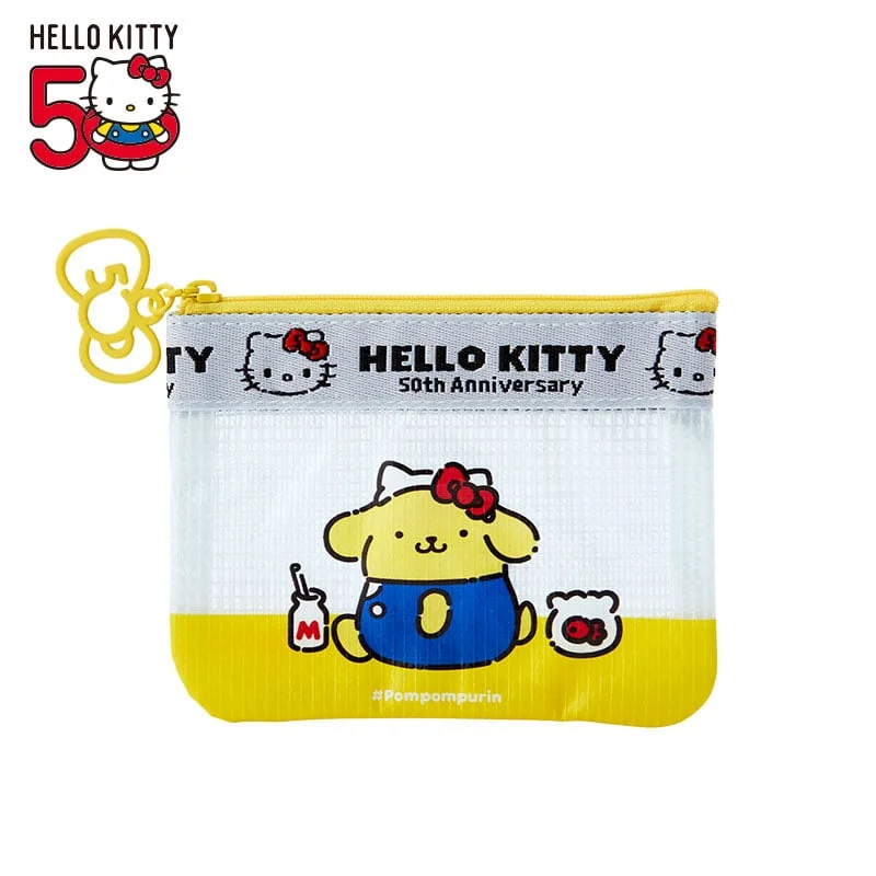 Pompompurin Mini Flat Pouch (Hello, Everyone! Series)