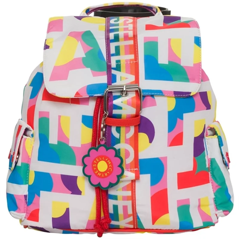 Stella McCartney White/Colourful Backpack