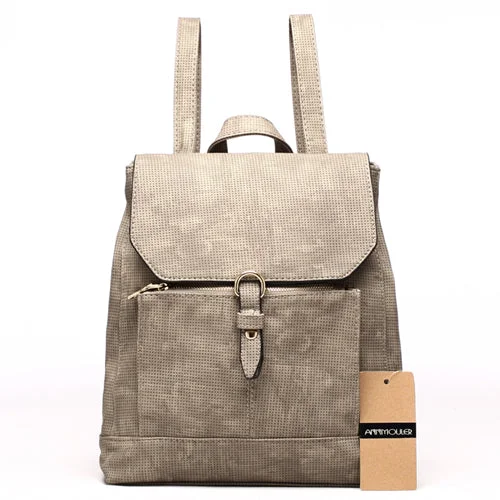 AnnaMouler New Design Casual Backpack Grey