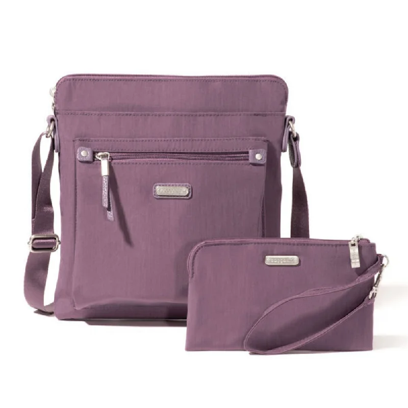 Baggallini Go Bagg With RFID Phone Misty Purple (Women's)