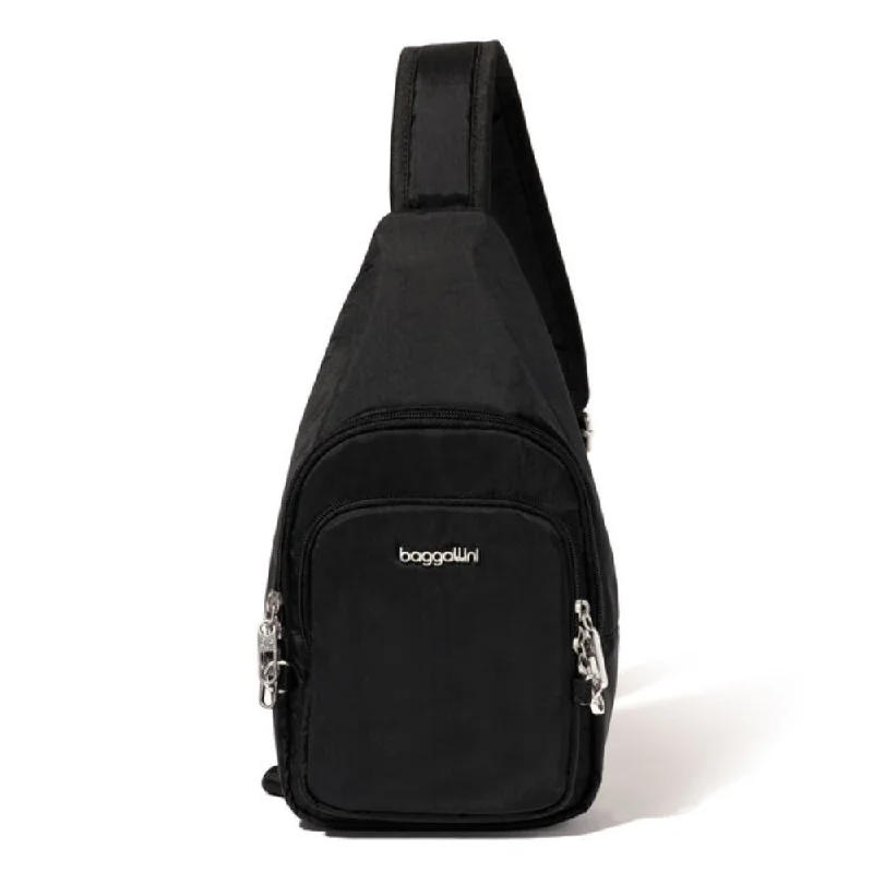 Baggallini Securtex Anti-Theft Daytripper Sling Black (Women's)