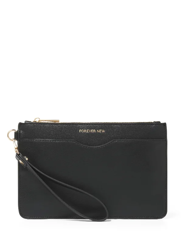 Chloe Pocket Zip Top Pouch