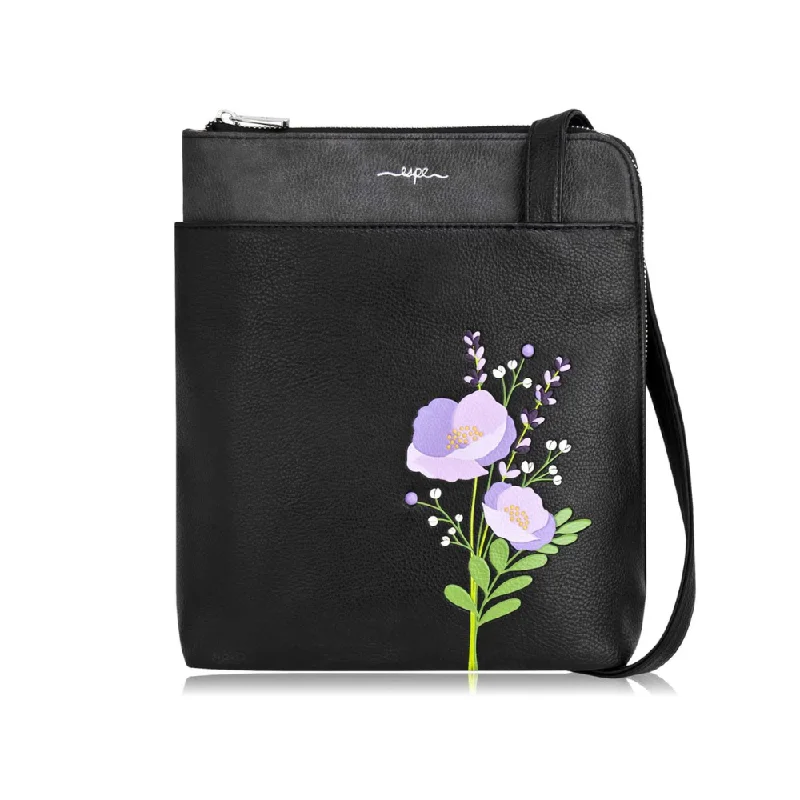 Espe Meadow Black Messenger Bag (Women's)