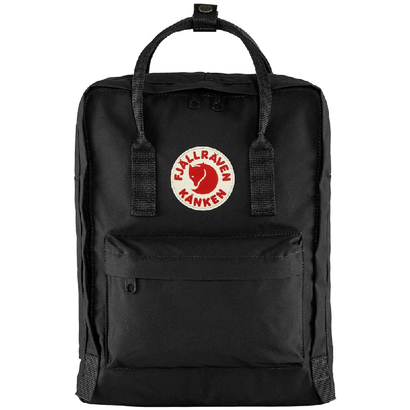 Fjällräven Kånken Black Backpack (Unisex)