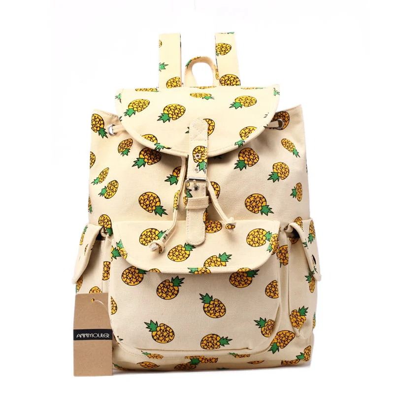 Fruit Print School Bag for Girls No 2