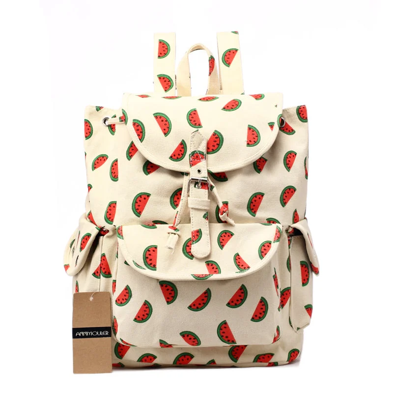 Fruit Print School Bag for Girls No 3