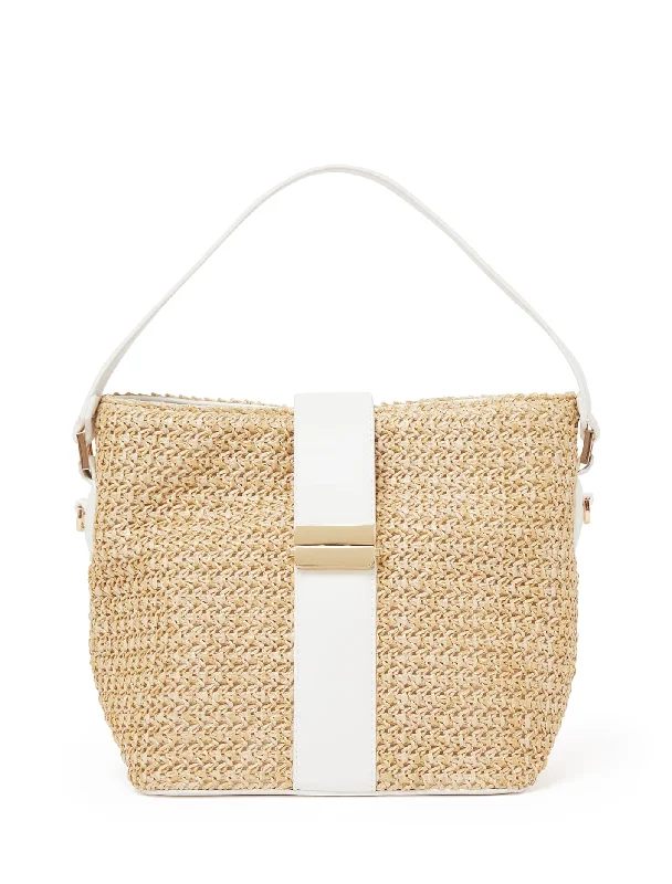 Imogen Straw Bucket Bag