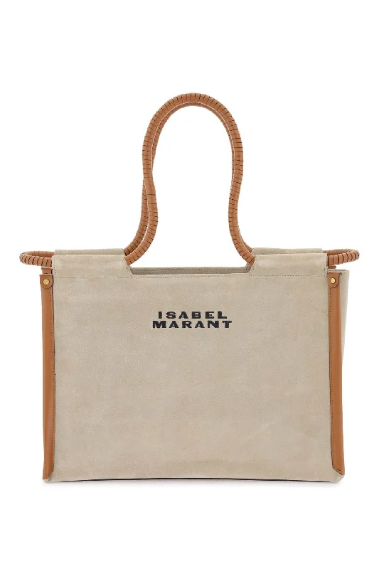 Isabel marant suede toledo tote bag