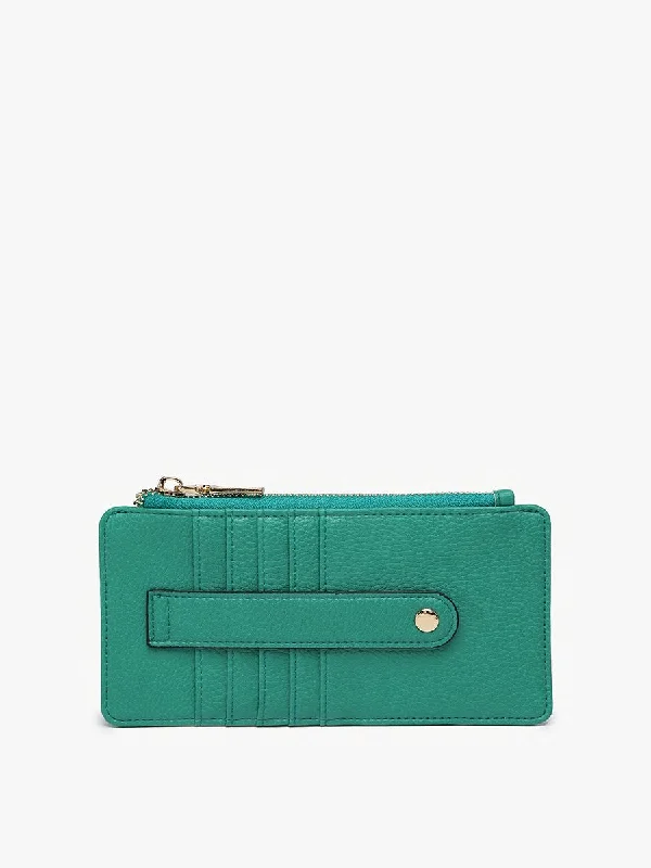 Slim Card Holder Wallet in Kelly Green