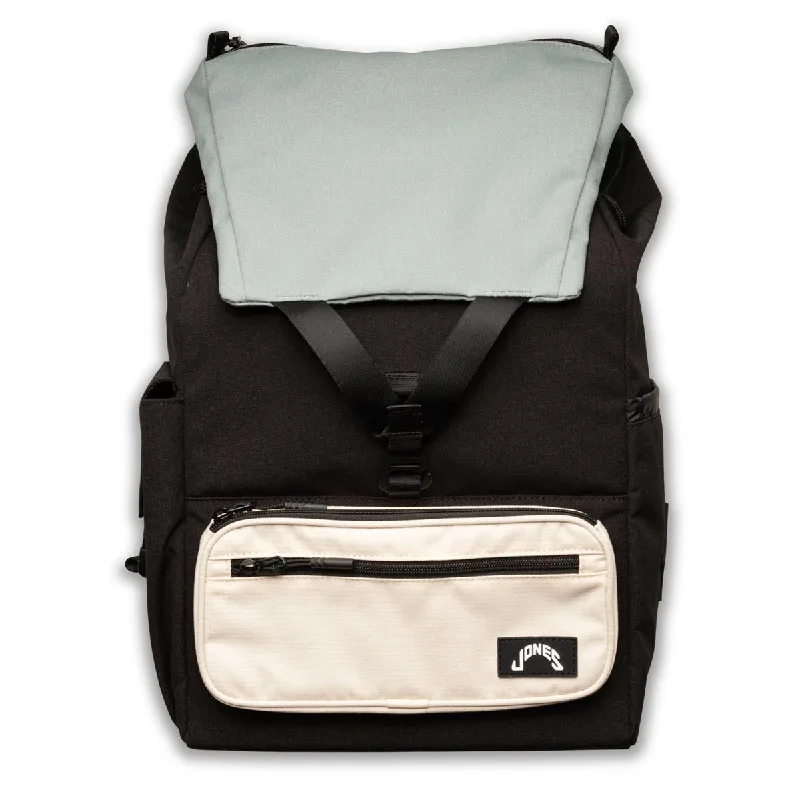 Jones Out of Office Backpack - Black/Clay Green/Le Crème