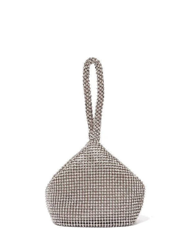 Lea Diamante Pouch Clutch