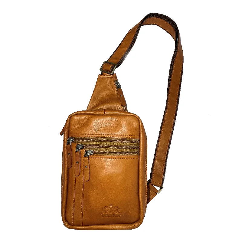 LJ1029 1022 The Sentinel Sling - Full-Grain Cowhide