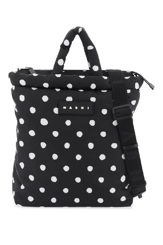 Marni polka-dot print tote bag