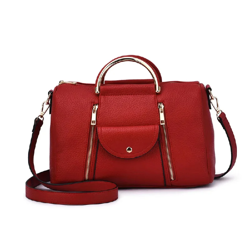 Mellow World Vivienne Bowler Maroon Bag (Women's)