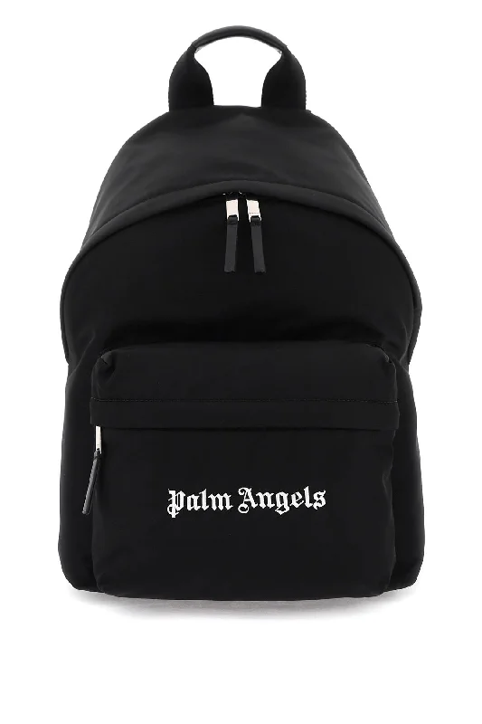 Palm angels logo nylon backpack