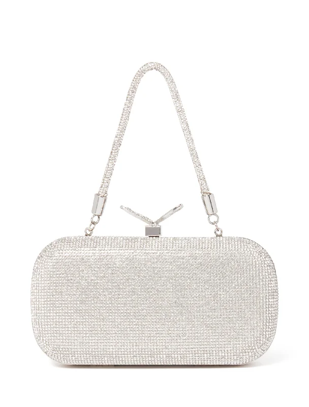 Poppy Sparkle Hardcase Clutch - Signature