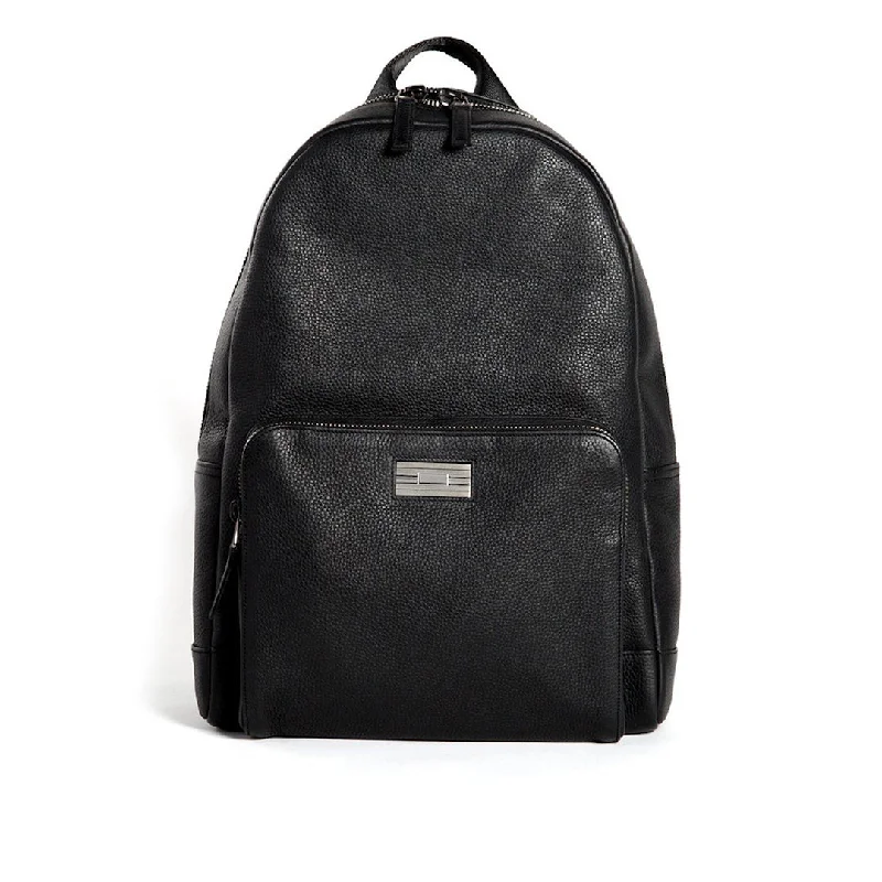 Stuart Backpack - Black Leather