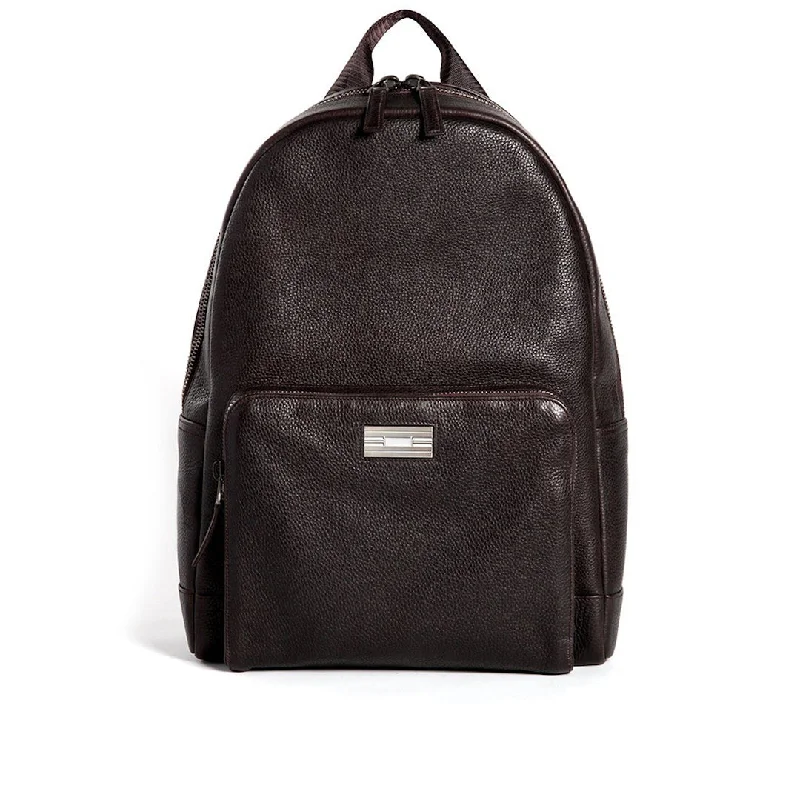 Stuart Backpack - Dark Brown Leather